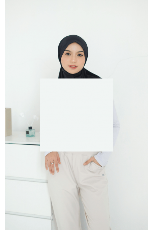 Maisa Hijab Sporty Black